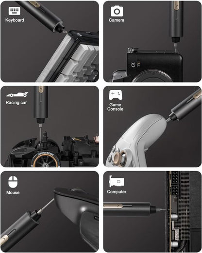 Fanttik E2 Ultra Mini Cordless Screwdriver – 50 Magnetic Bits, 0.6N.M Torque